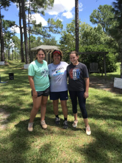 Coach Cindy with Students